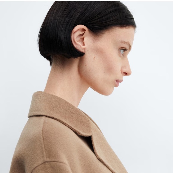 MNG Handmade oversized wool coat - Picture 4 of 8